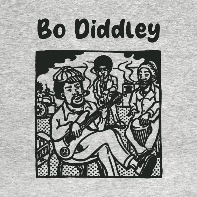bo didley ll reggae jaming by hex pixel